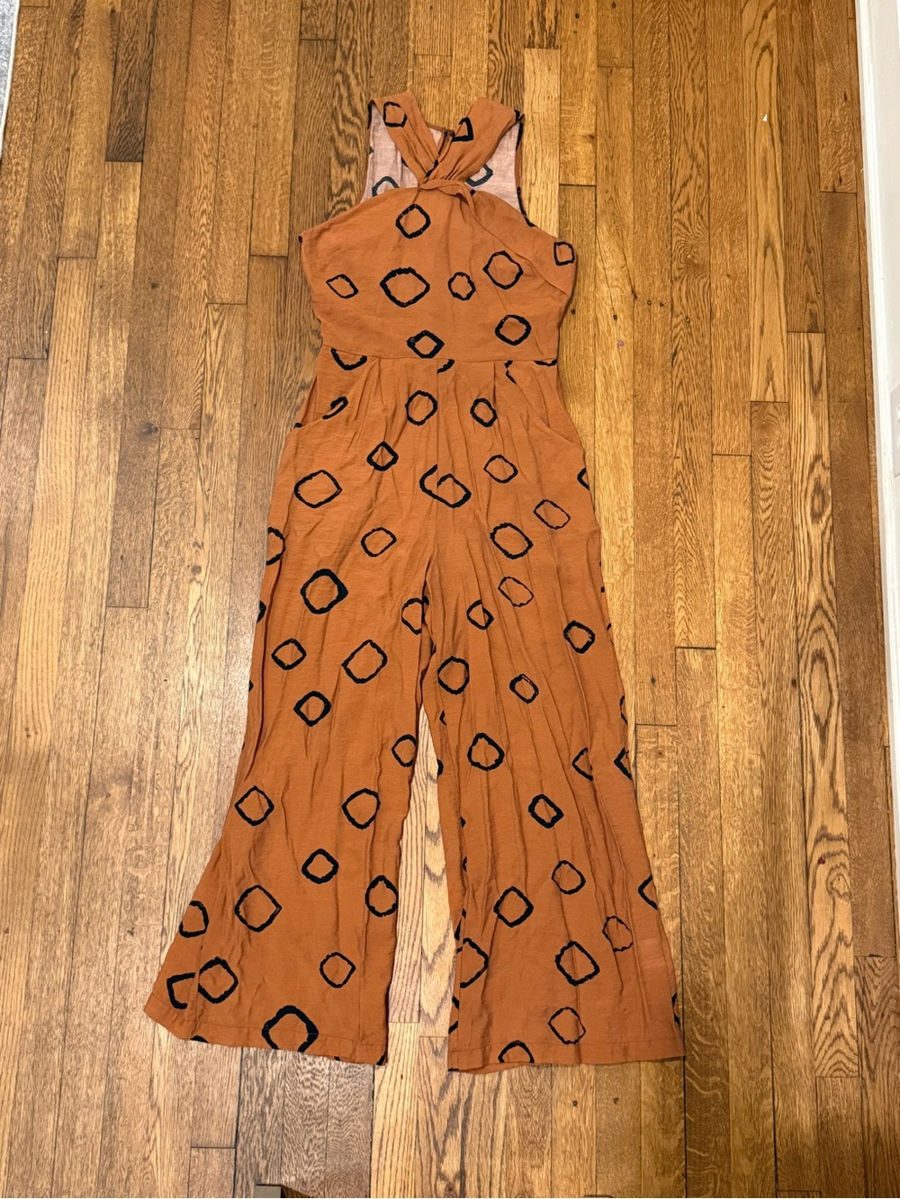 Anthropologie Eva Franco Faith Halter Wide Leg Jumpsuit Small